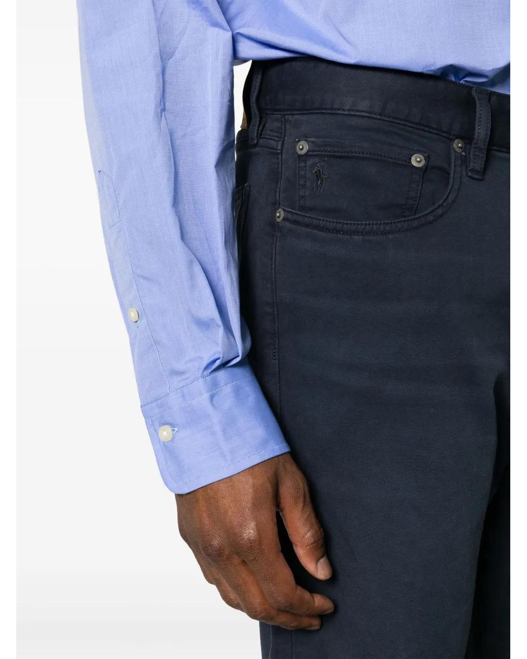 Polo Ralph Lauren Blue Sullivan Straight-Leg Trousers for men