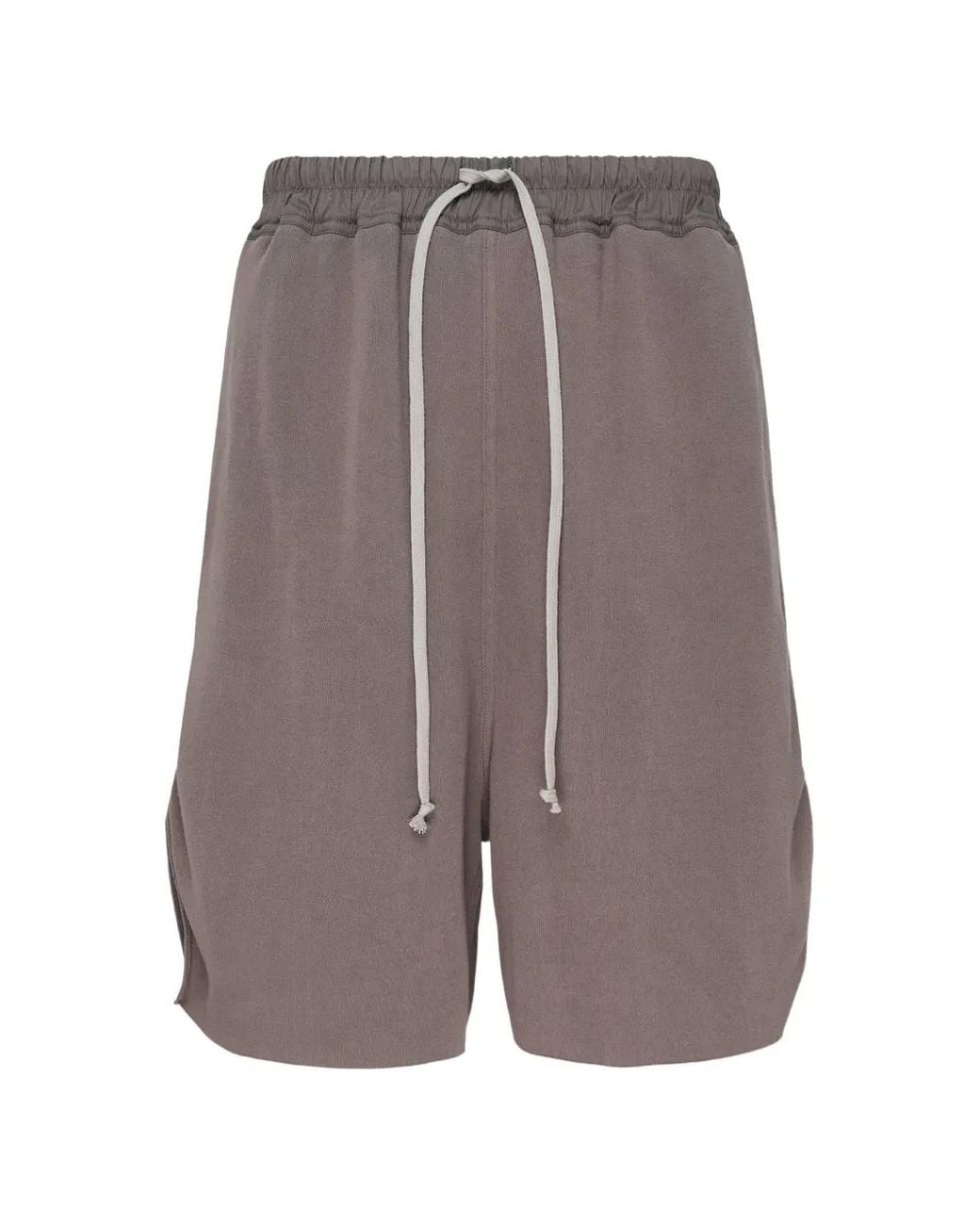 Rick Owens Gray Boxers Drawstring Shorts for men