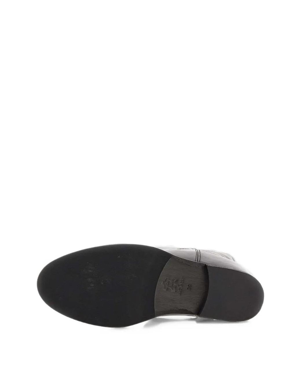 Via Roma 15 Black Santa Monica Logo-Plaque Boots