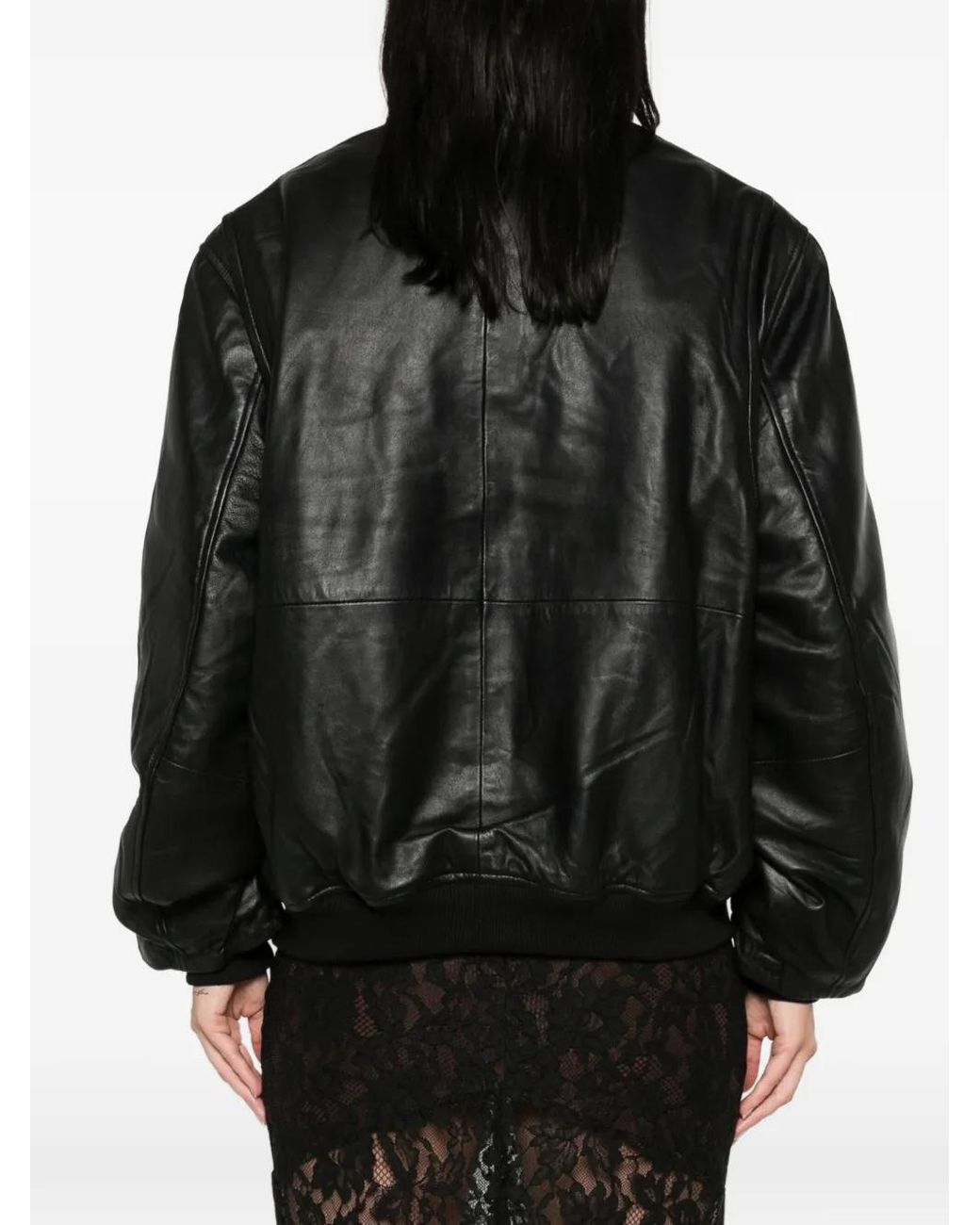 ROTATE BIRGER CHRISTENSEN Black Zip-Up Jacket