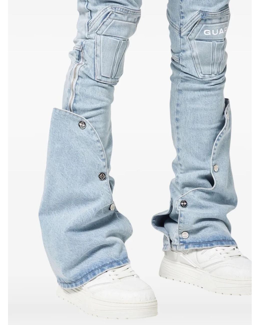 GUAPI Blue Coffin Arc Jeans for men