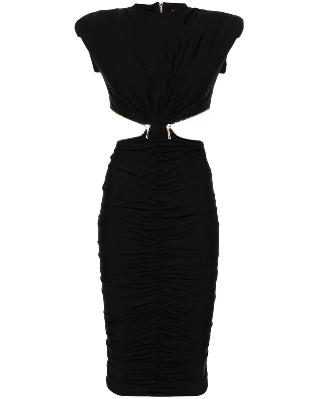 MITILIANE COUTURE Black Dominique Midi Dress