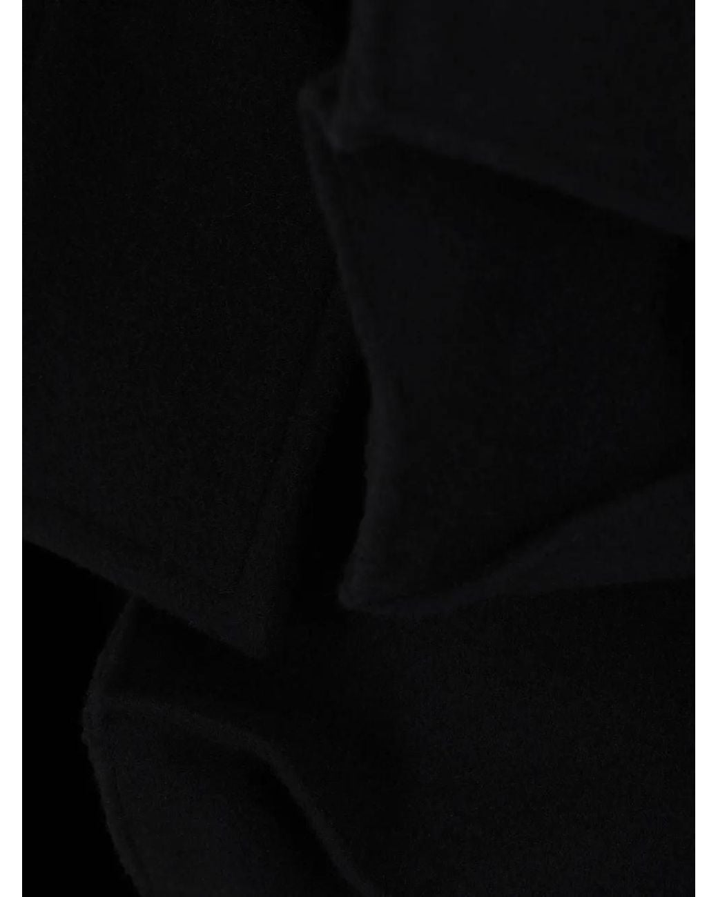 Yohji Yamamoto Black Draped Coat