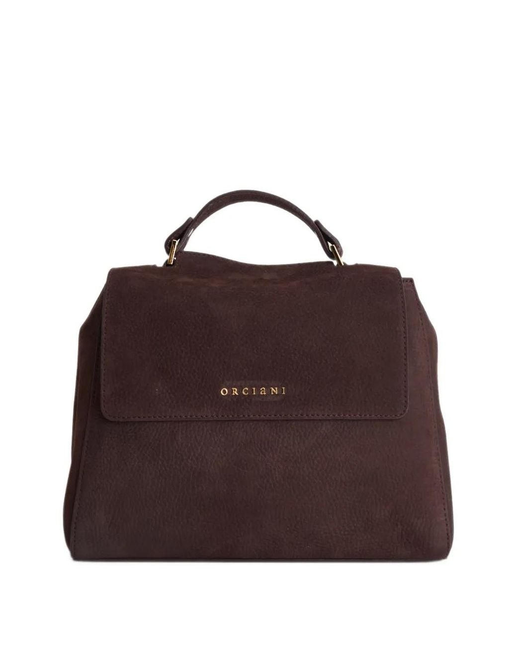Orciani Brown Small Sveva Shoulder Bag