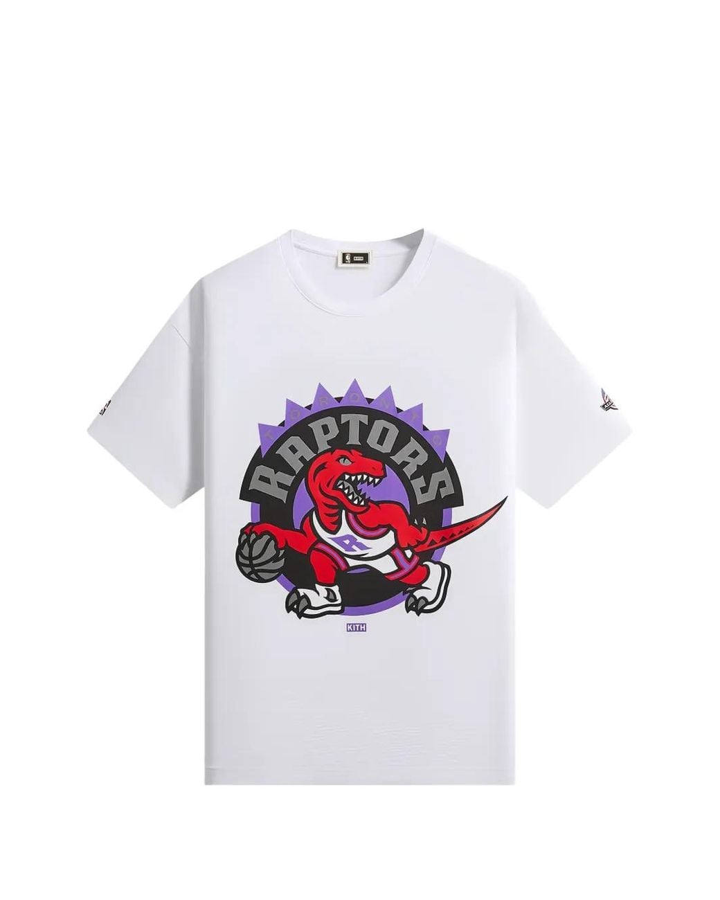Kith White X Nba All-Star Toronto Raptors T-Shirt for men