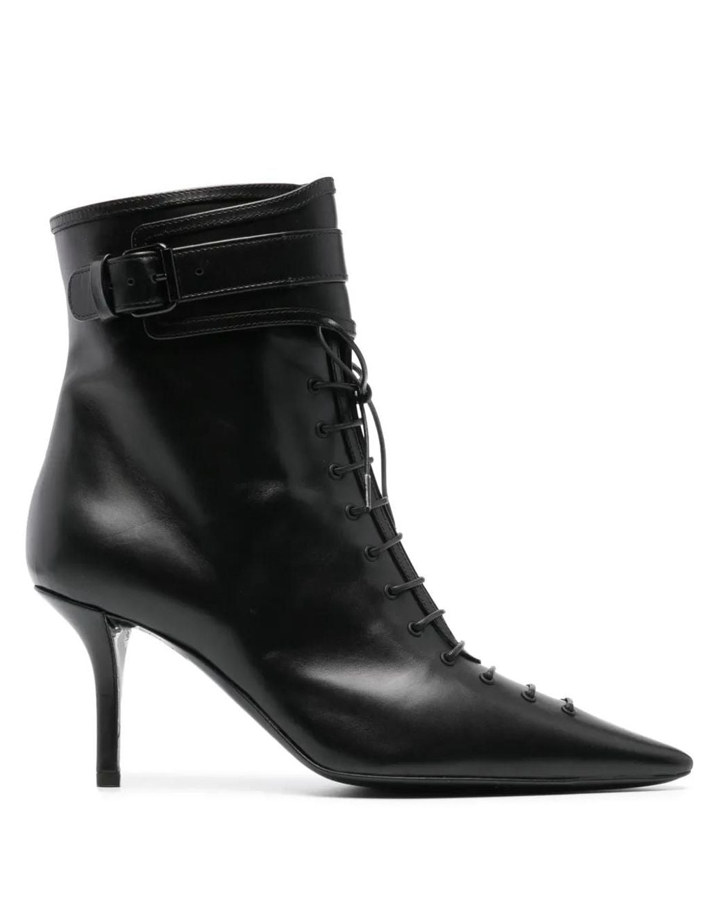 Philosophy Di Lorenzo Serafini Black 100Mm Leather Ankle Boots