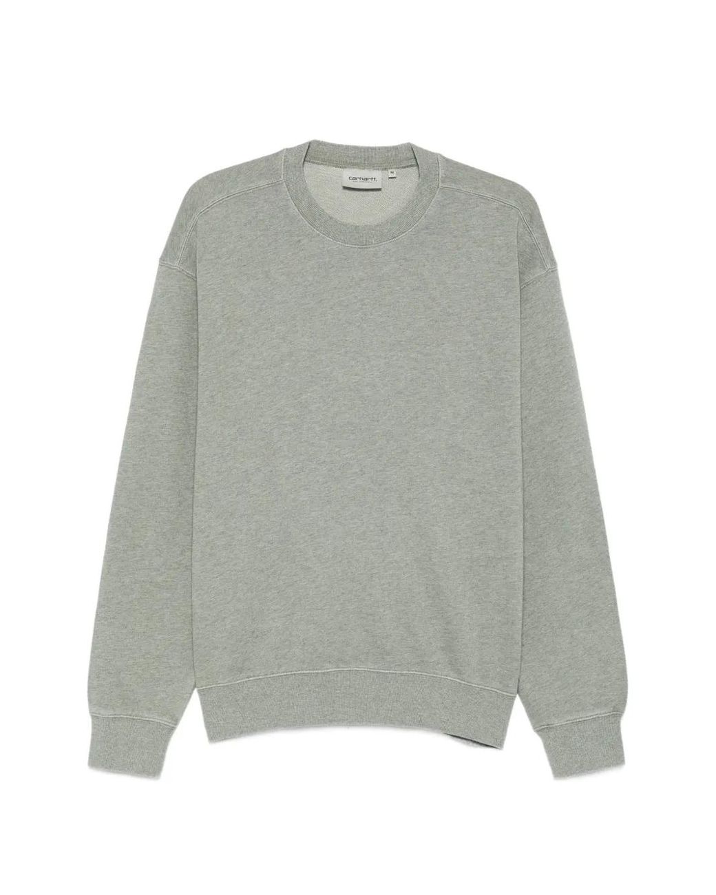 Carhartt Gray Caspian Logo-Patch Sweatshirt For for men