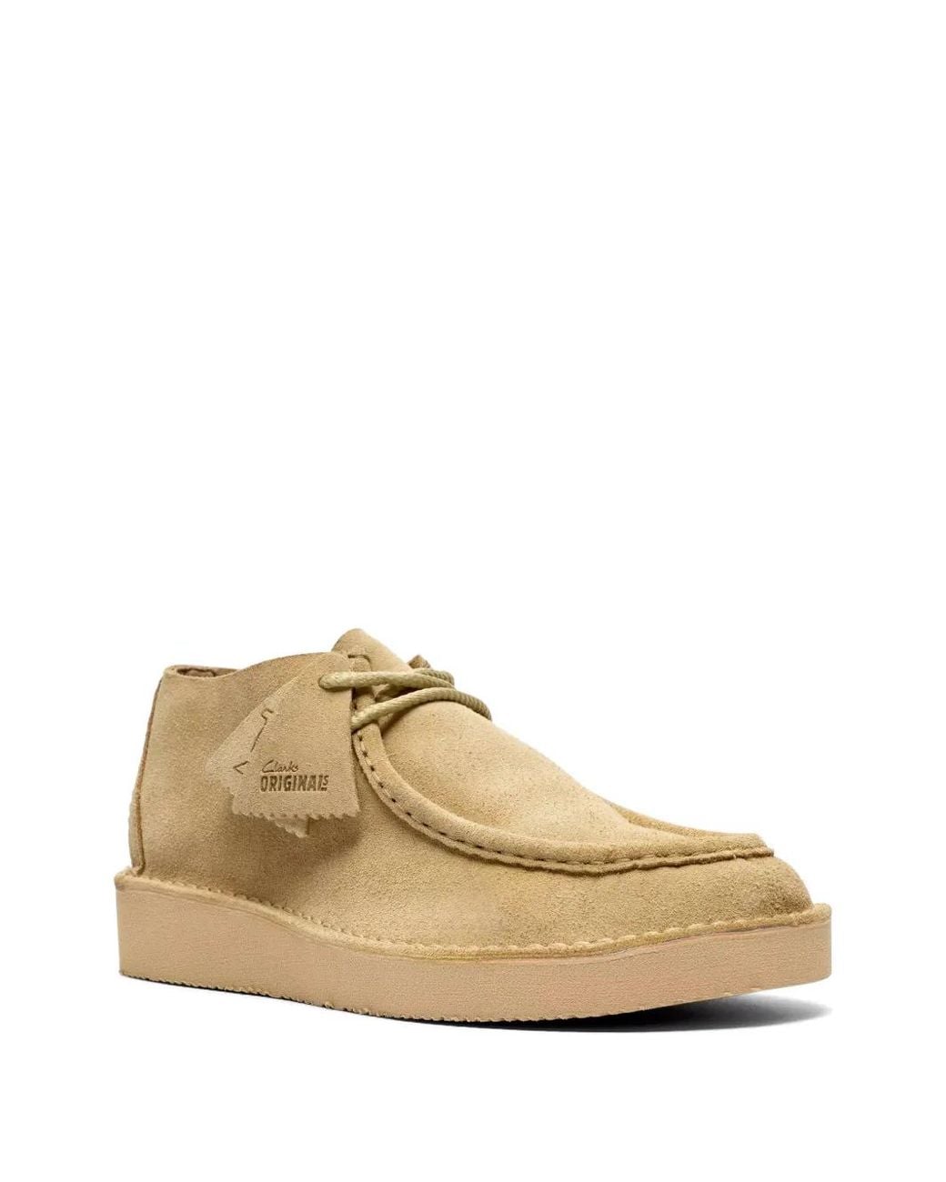 Clarks Natural Nomad Suede Desert Boots for men