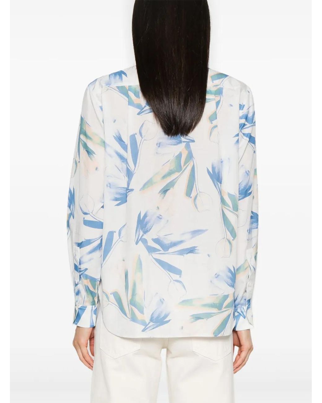 Paul Smith Blue Printed Shirt