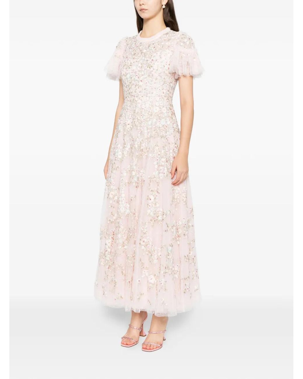 Needle & Thread Pink Lunaria Gown