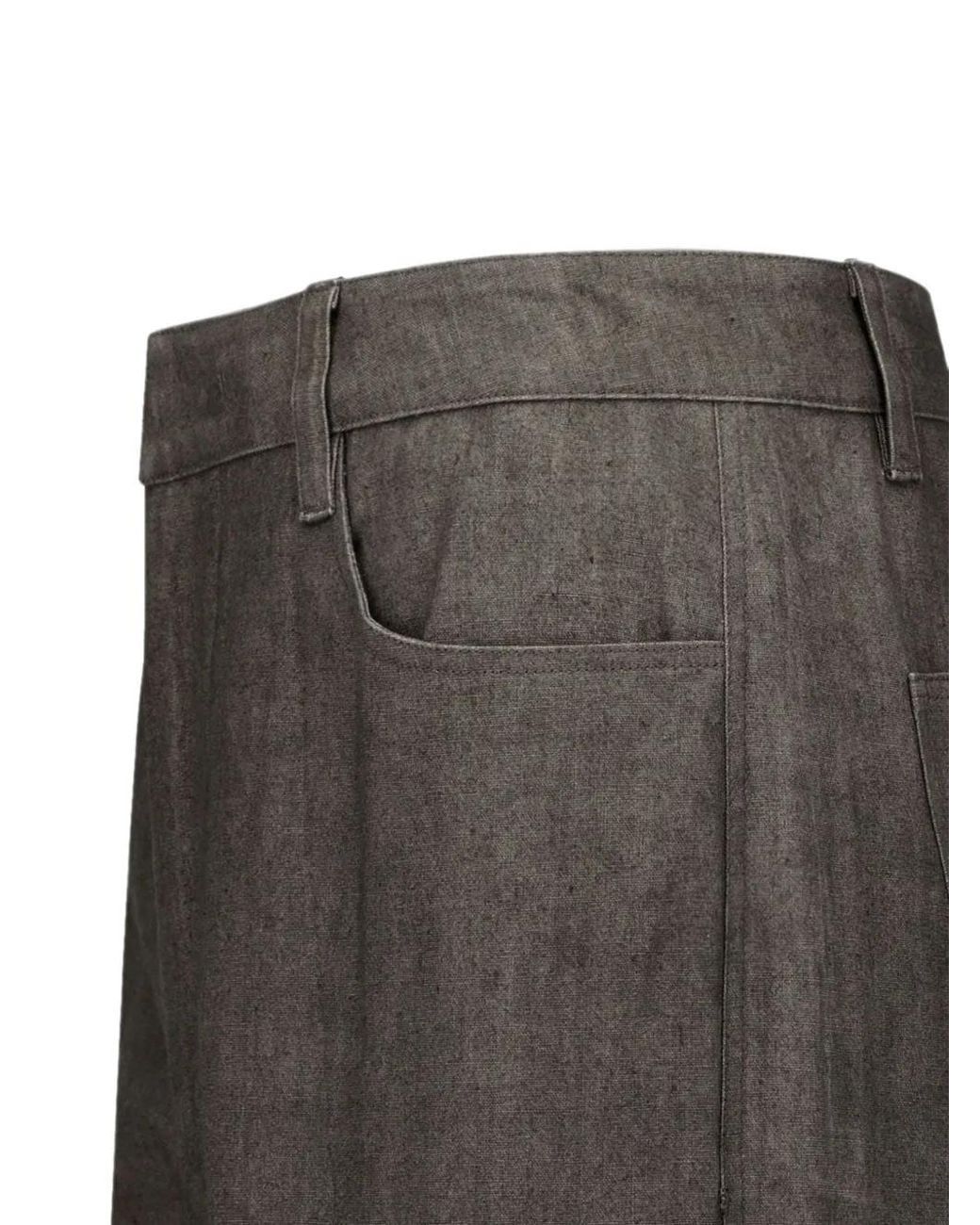 Amomento Straight Broek in het Gray voor heren