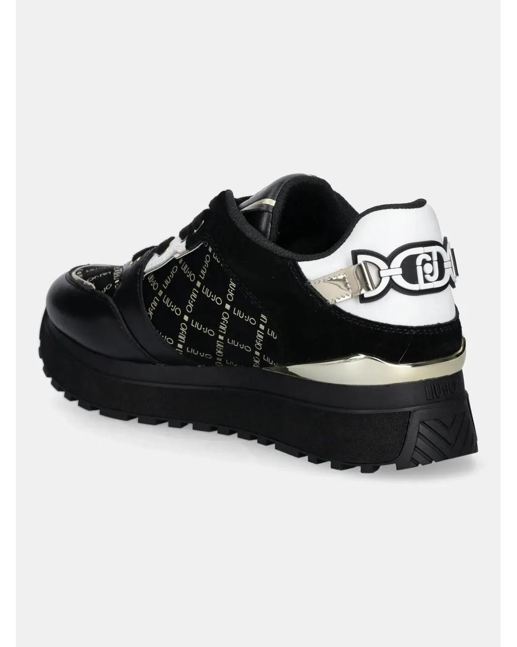 Baskets À Logo Imprimé Liu Jo en coloris Black