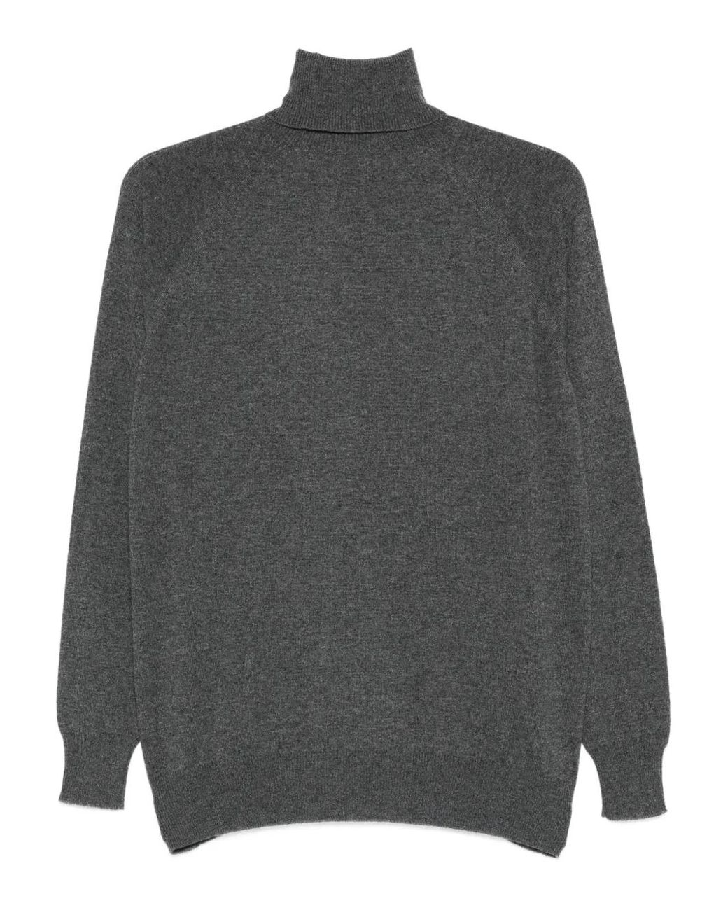 Prada Gray Roll-Neck Sweater