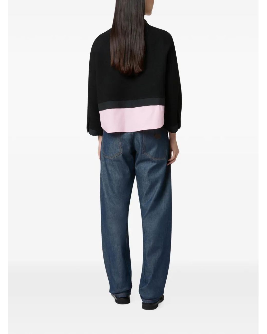 Moschino Black Buckle Wool Jacket