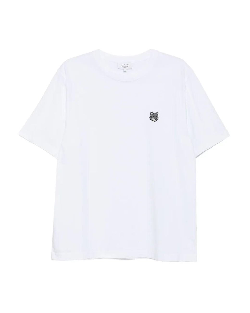 Maison Kitsuné White Fox Head Comfort Tee-Shirt for men