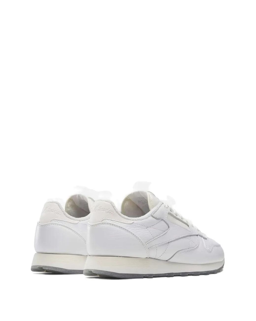 Reebok White Classic "Chalk" Sneakers for men