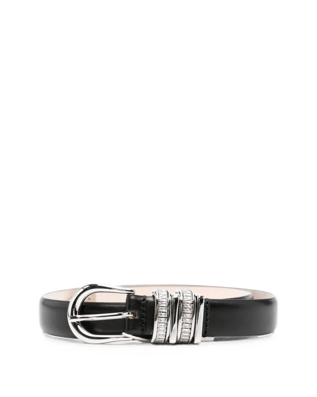 DEHANCHE White Hollyhock Crystal Belt