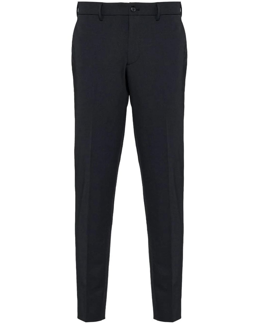 Prada Cropped Pantalon in het Blue voor heren