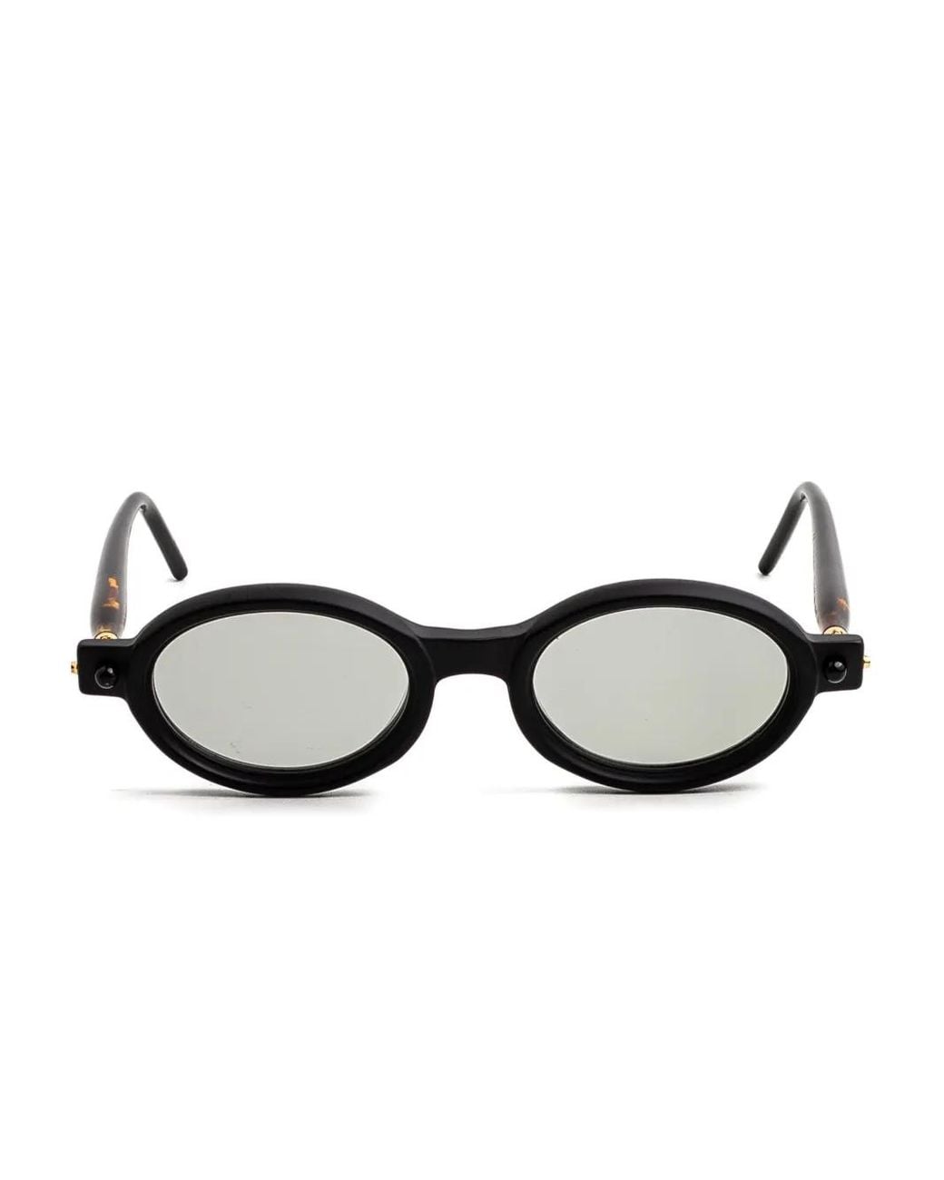 Kuboraum Black P6 Oval-Frame Sunglasses
