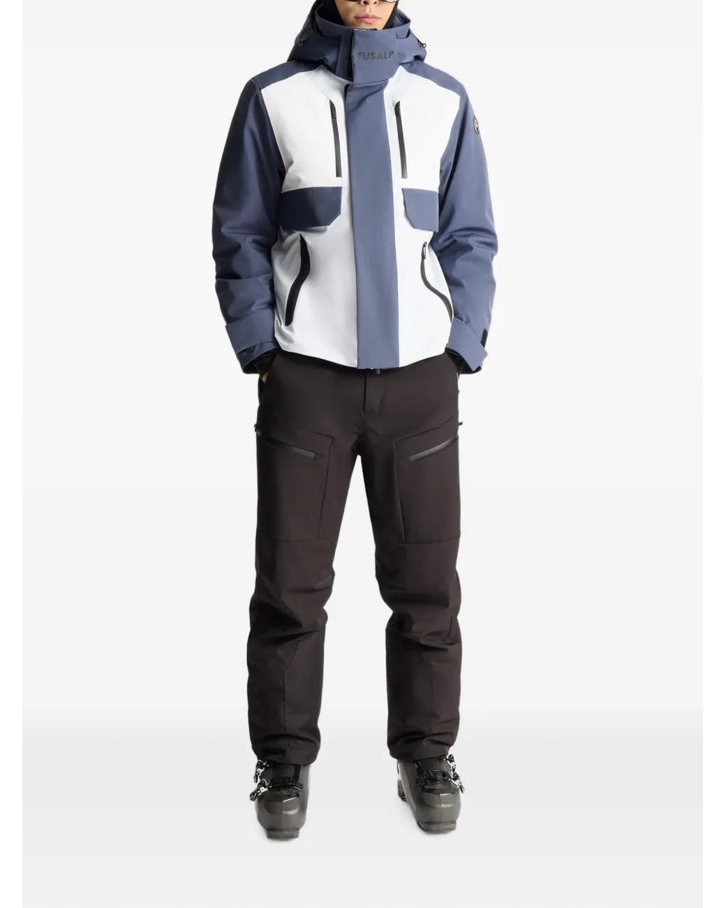Fusalp Blue John Colour-Block Ski Jacket for men
