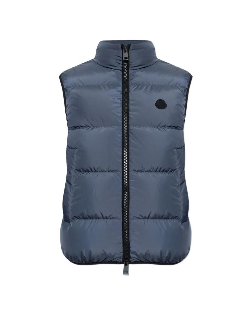 Moncler Blue Gabas Down Vest for men