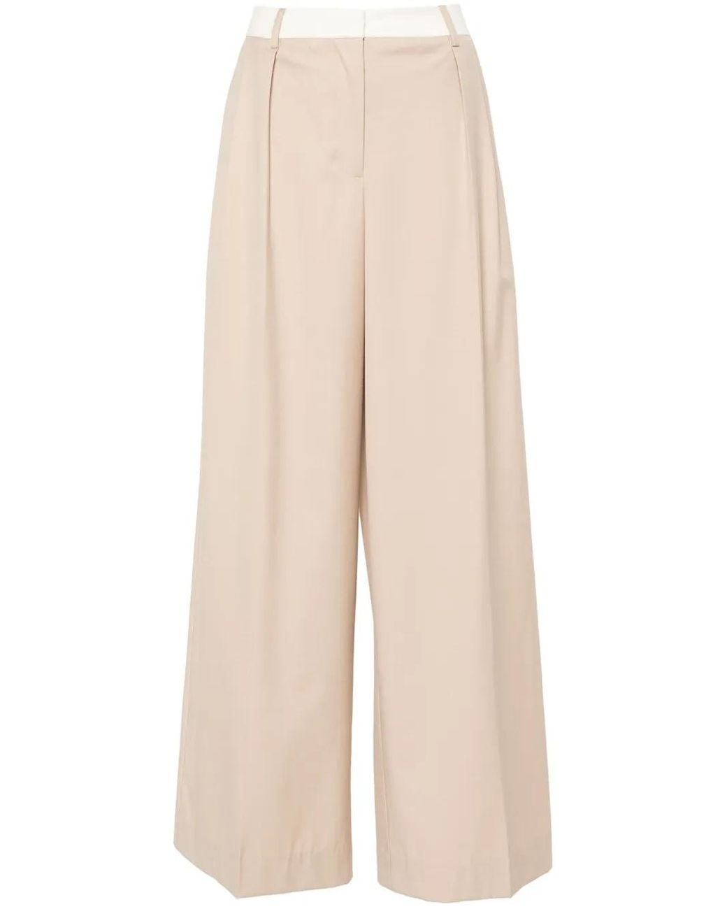 Remain Natural Wide-Leg Trousers