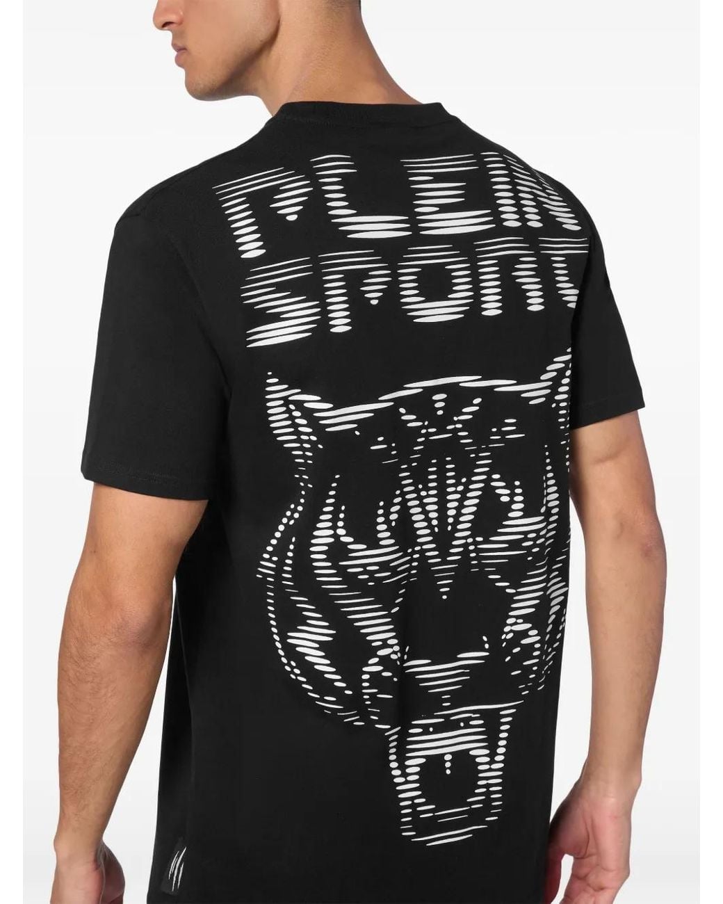 Philipp Plein Black Tiger T-Shirt for men