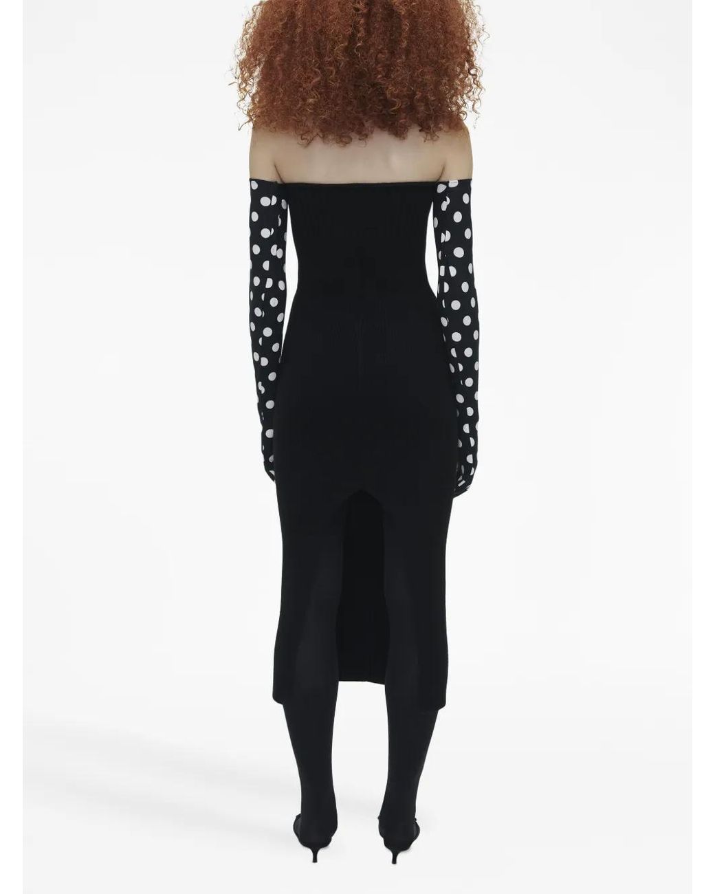 Marc Jacobs Black Tube Ribbed Knit Dress