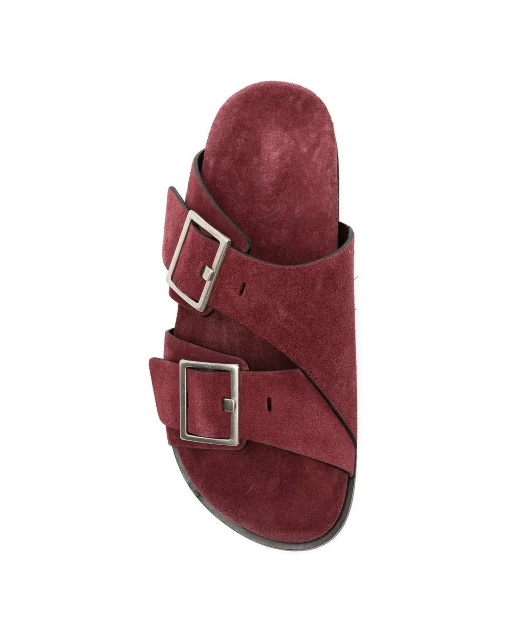 Alohas Purple Alba Suede Sandals