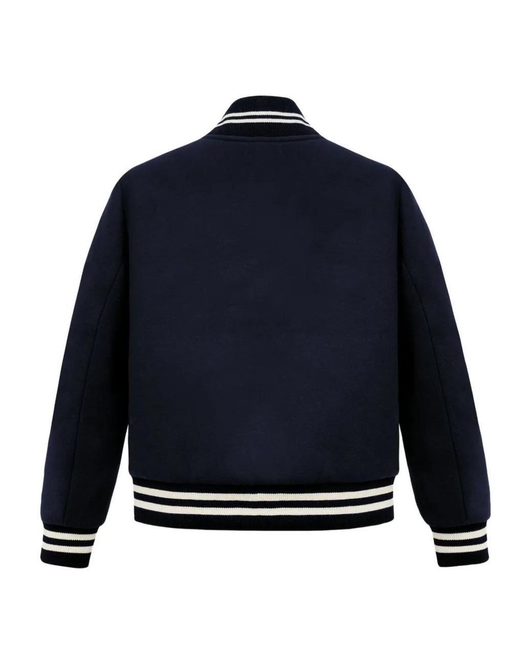 Sporty & Rich Blue Striped Embroidered Jacket