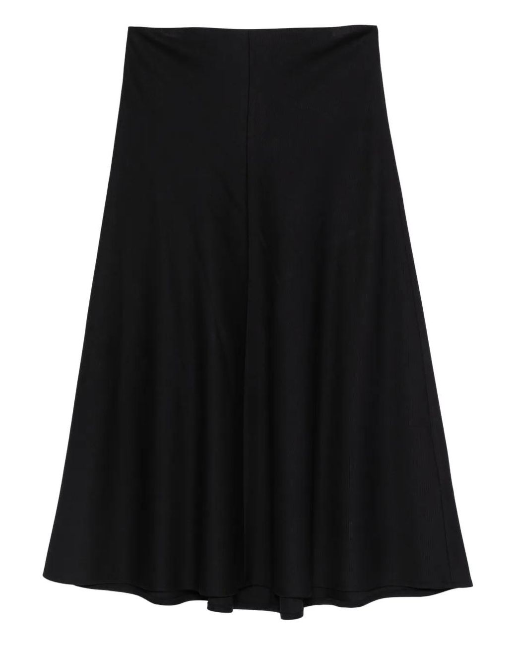 Vanessa Bruno Black A-Line Midi Skirt