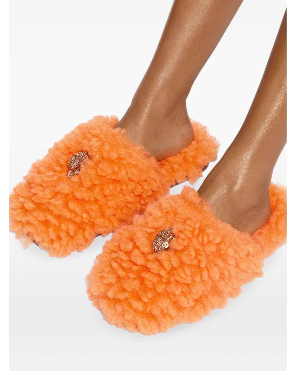 Kurt Geiger Orange Kensington Slippers