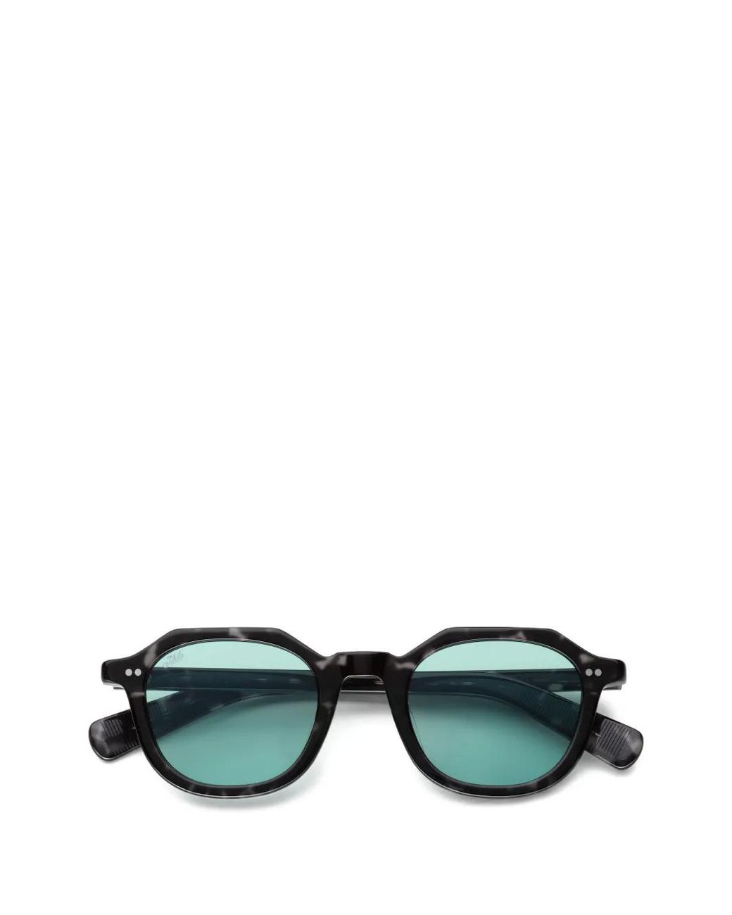 AKILA Green Eira Geometric-Frame Sunglasses