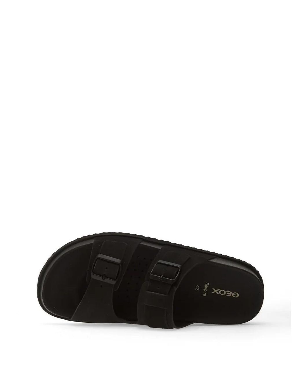 Geox Black Parnaiba Buckled Sandals for men