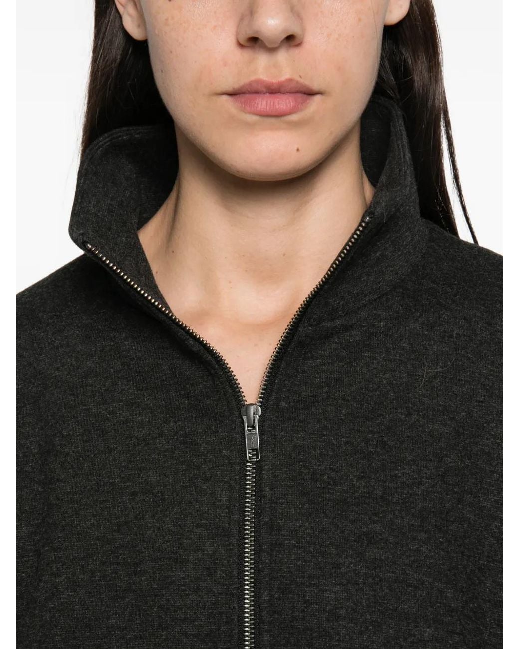 Drykorn Black Eyam Zip-Up Bomber Jacket