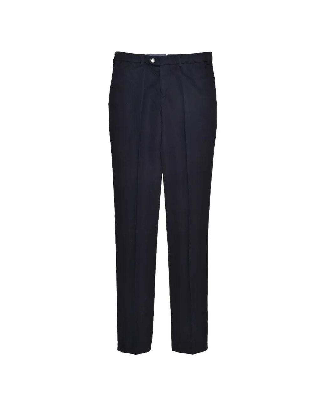 Brunello Cucinelli Blue Straight-Leg Tailored Trousers for men