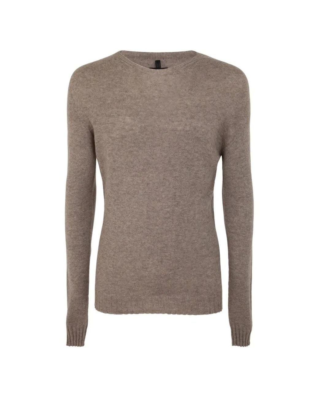 MD75 Gray Round-Neck Sweater for men