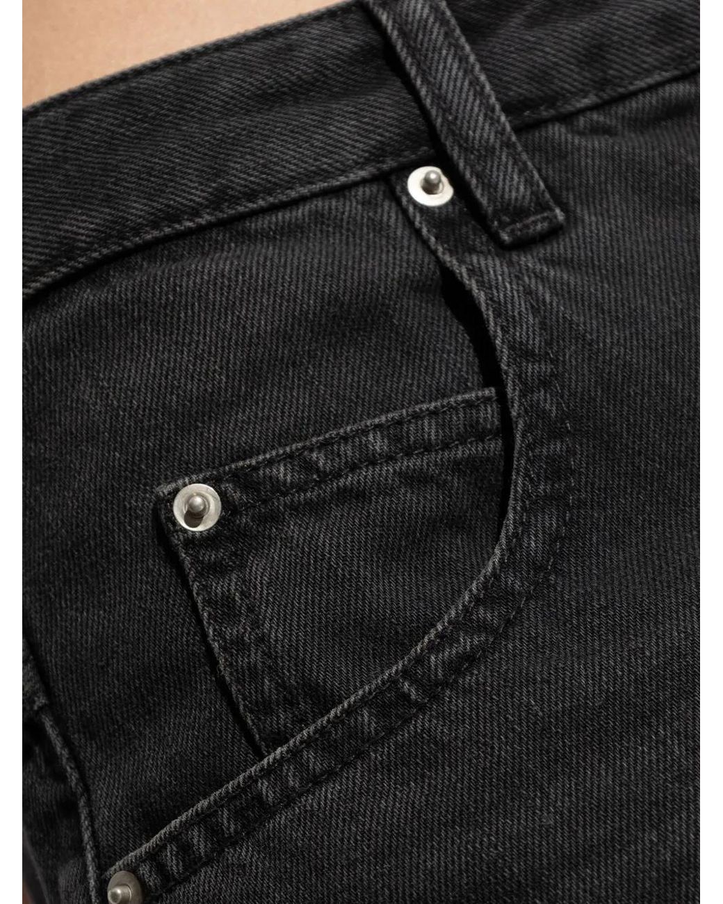 Isabel Marant Black Janet Straight-Leg Jeans