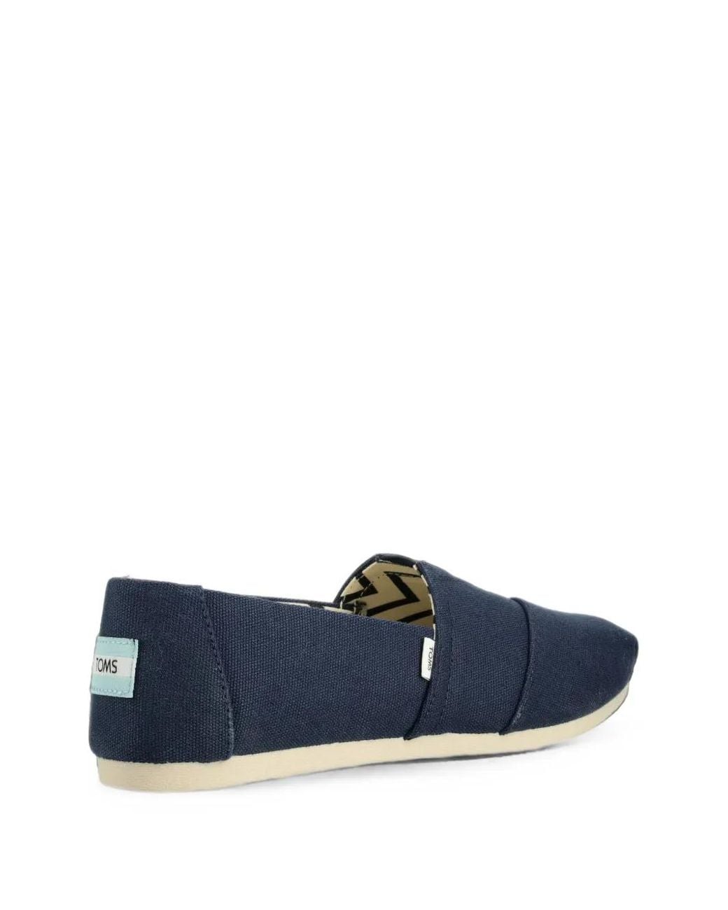 TOMS Blue Panelled Espadrilles