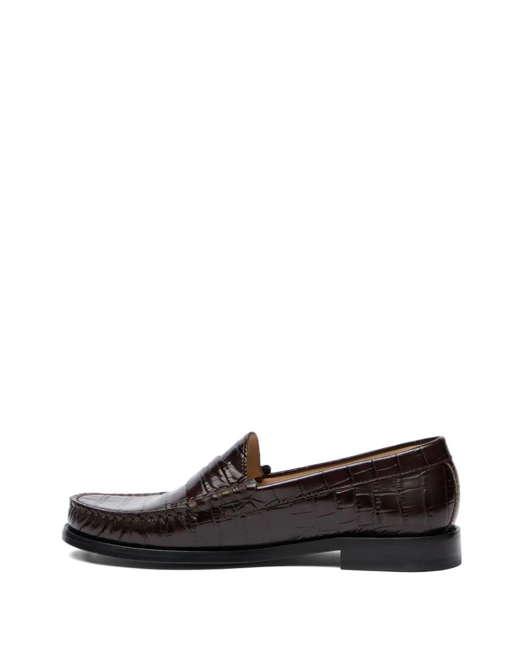 Stuart Weitzman Brown Lottie Loafers