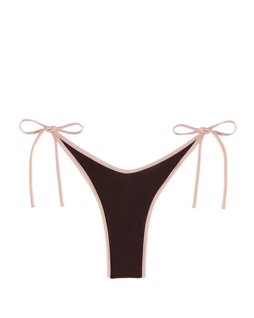 Palm Angels Brown V-line Bikini Bottom
