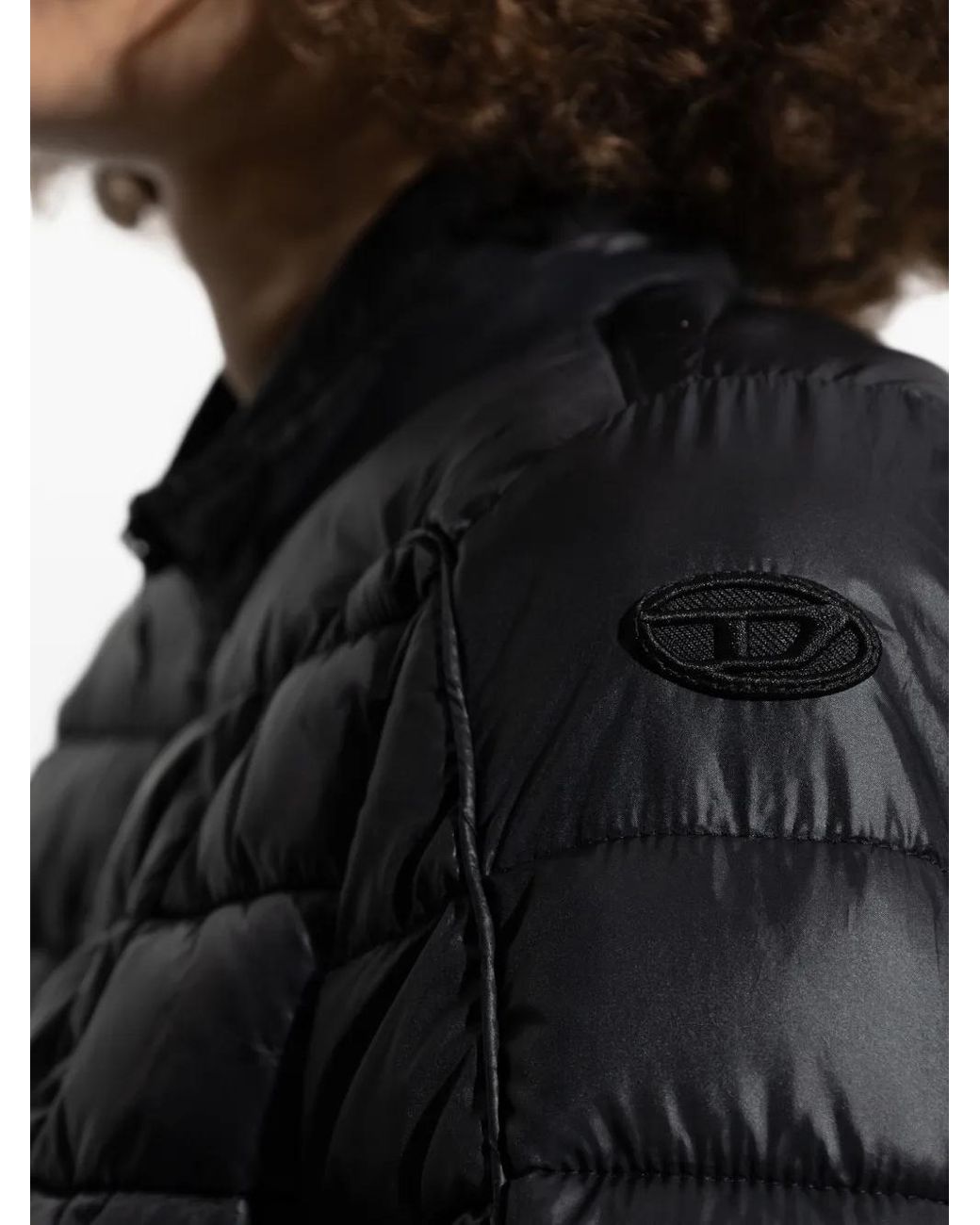 Plumífero Con Cremallera DIESEL de color Black