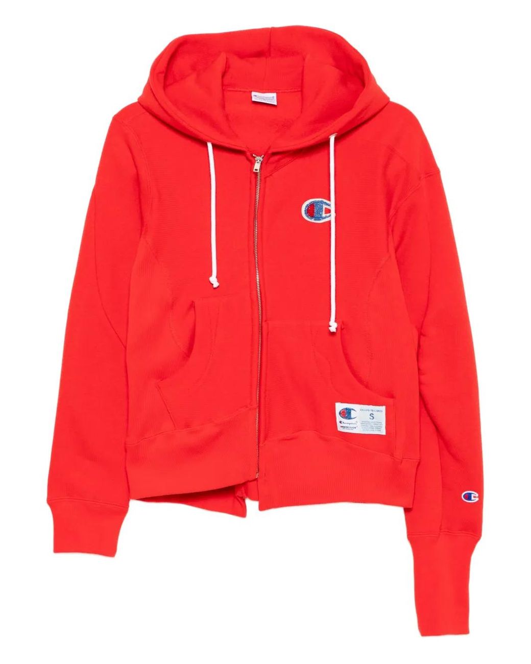 Undercover Red Asymmetric Hoodie