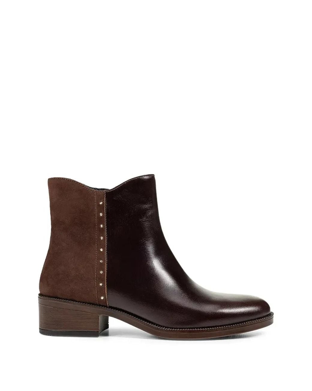 Geox Brown D Camexia Ankle Boots