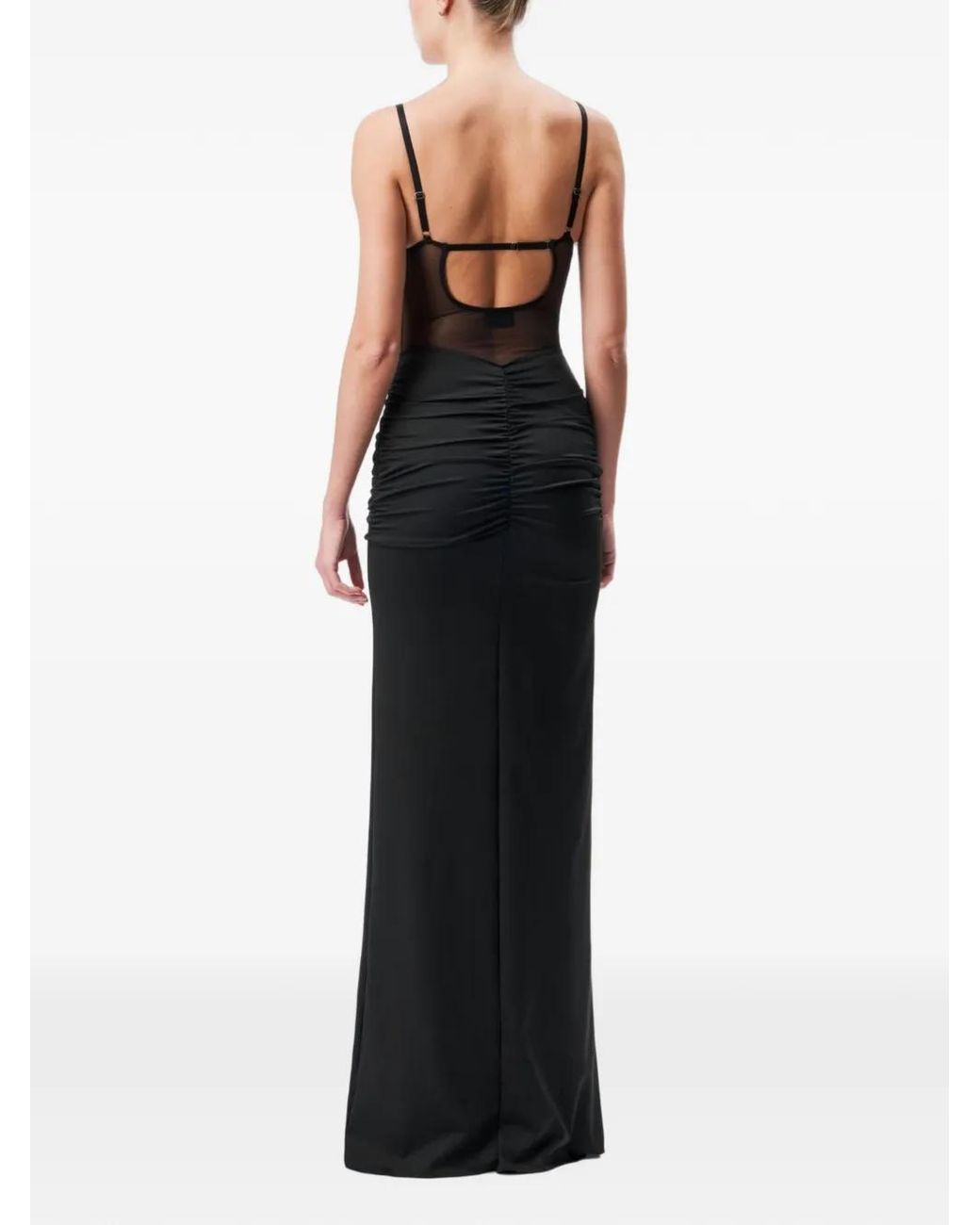 OW Collection Black Sivara Maxi Dress