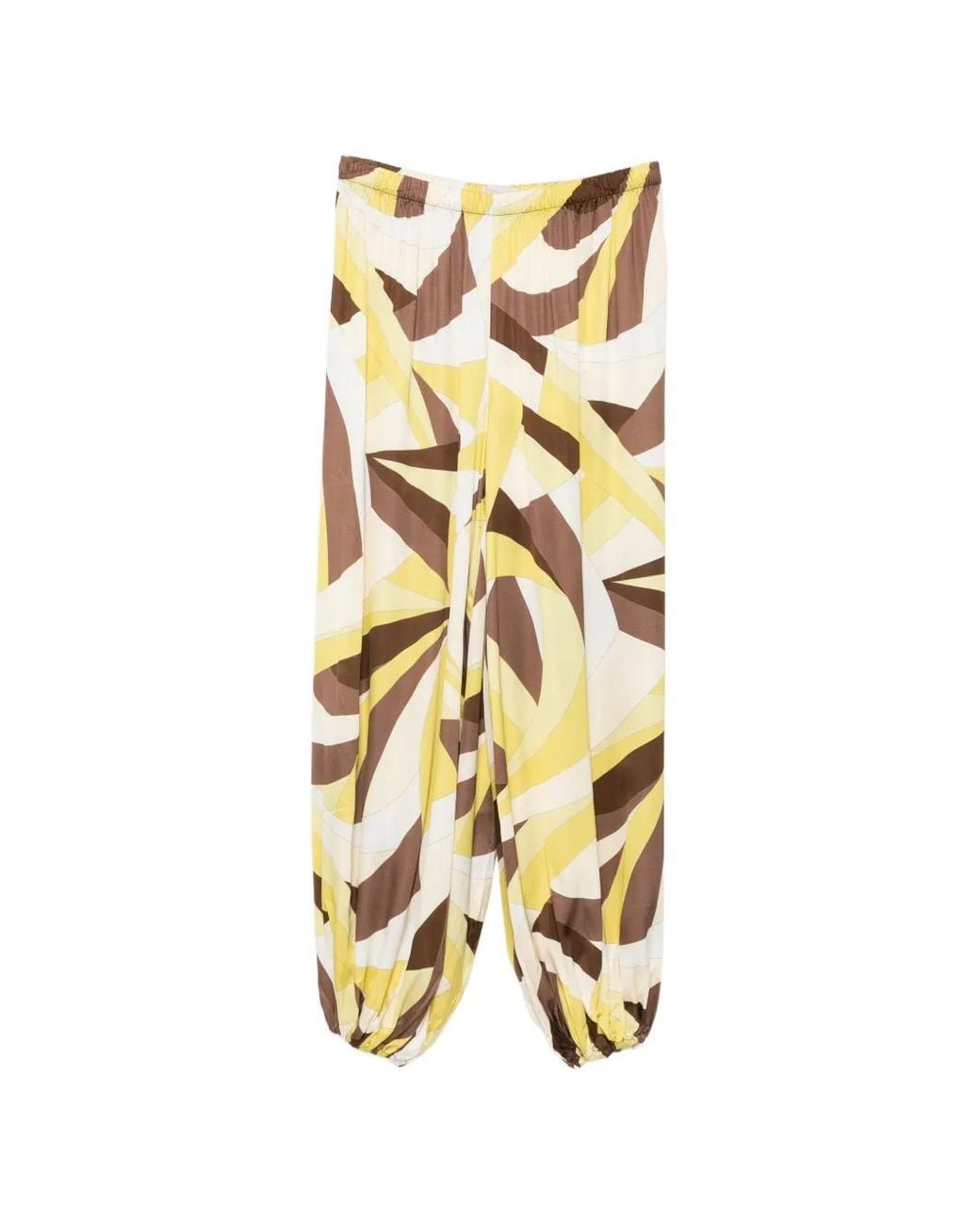 Faithfull The Brand Metallic Kortez Balloon Pants Mila Geometric Print