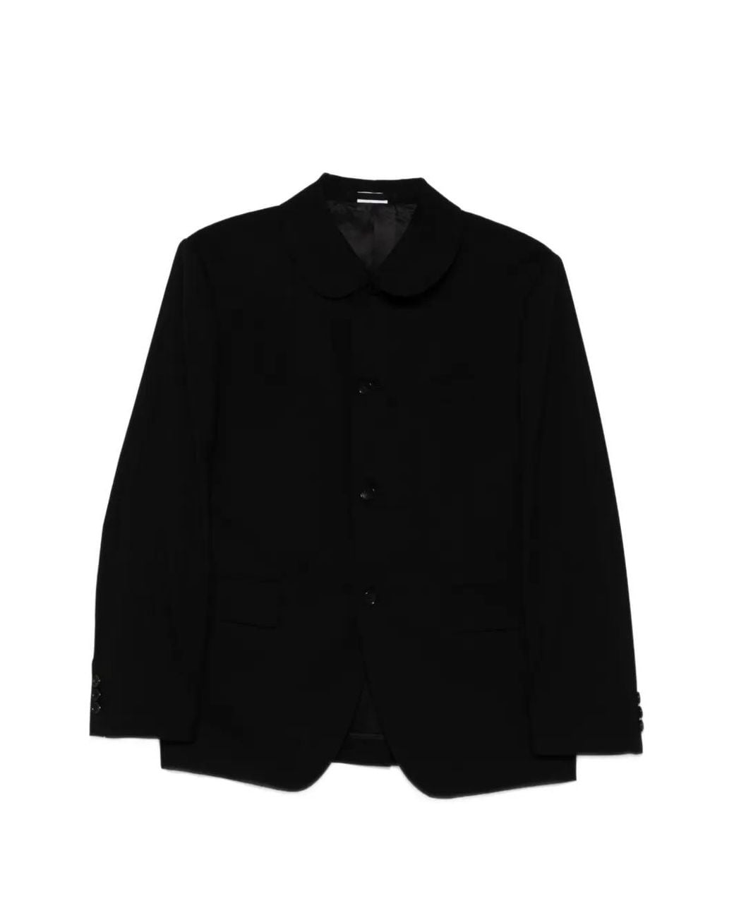 Comme des Garçons Black Buttoned Jacket