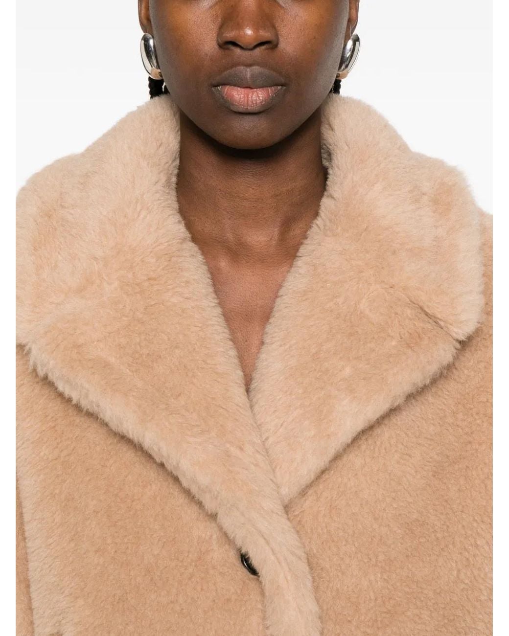 Max Mara Natural Buttoned Jacket