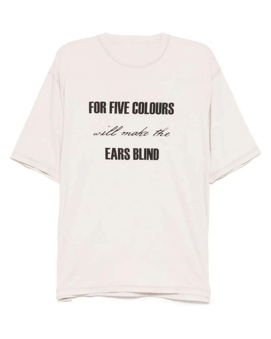 Undercover White Slogan-Print T-Shirt for men