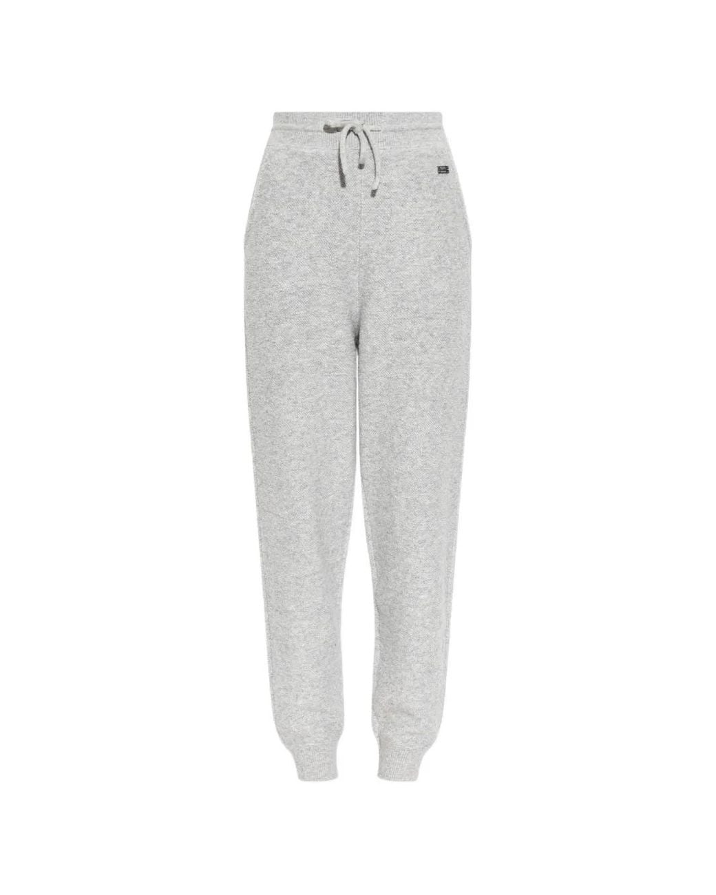 Victoria Beckham Gray Cuffed Track Pants